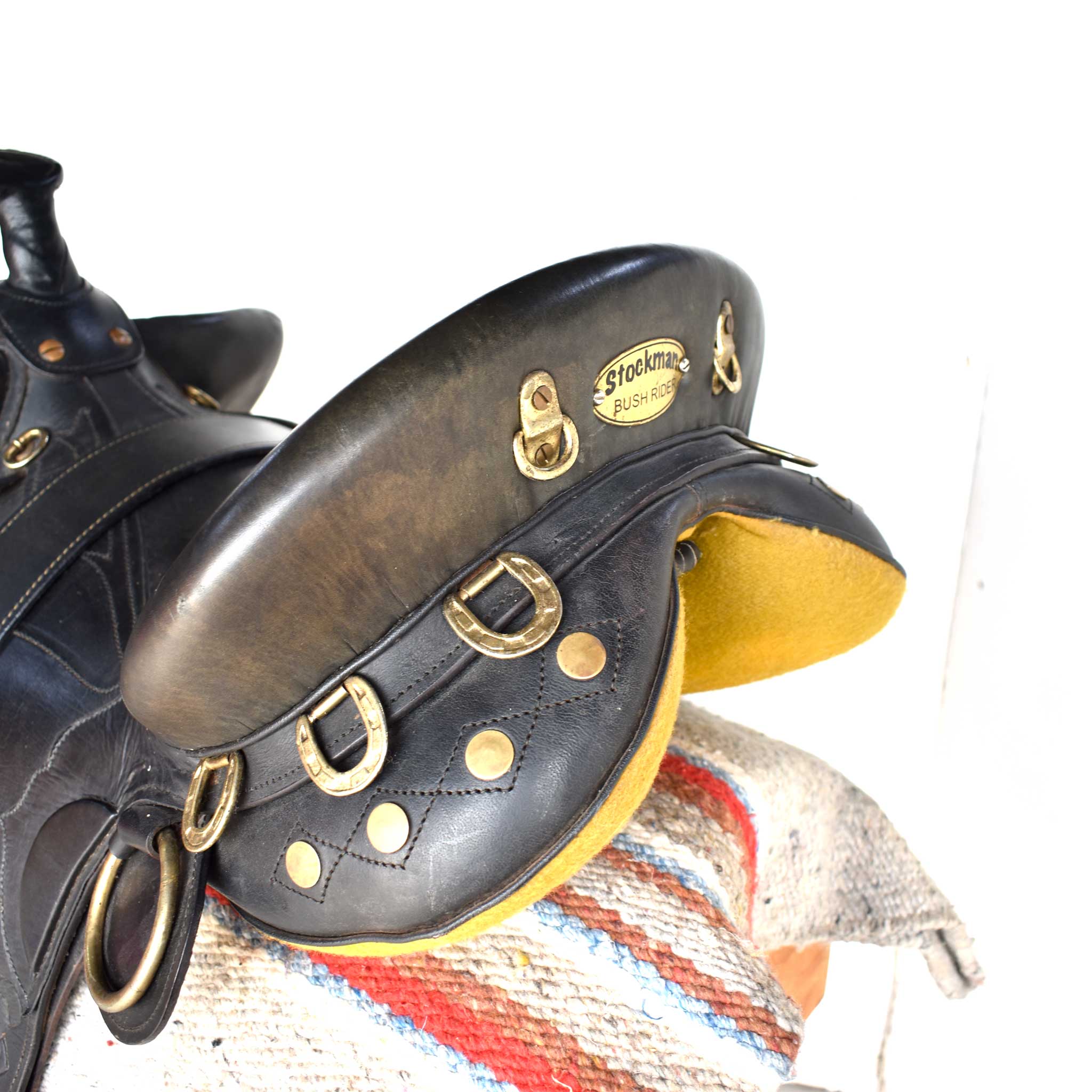 Used 15" Stockman Bush Rider Saddle - Image 4