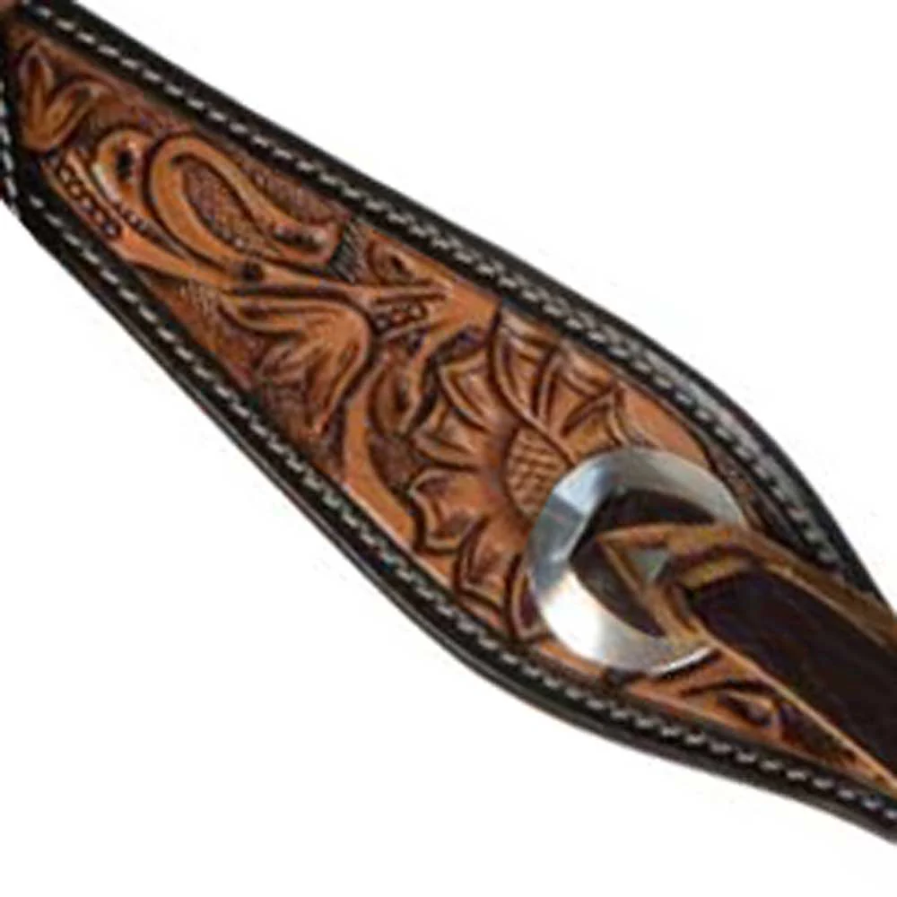 NEW Teskey's 3/4" Tooled One Ear Headstall - Your Choice - Image 4