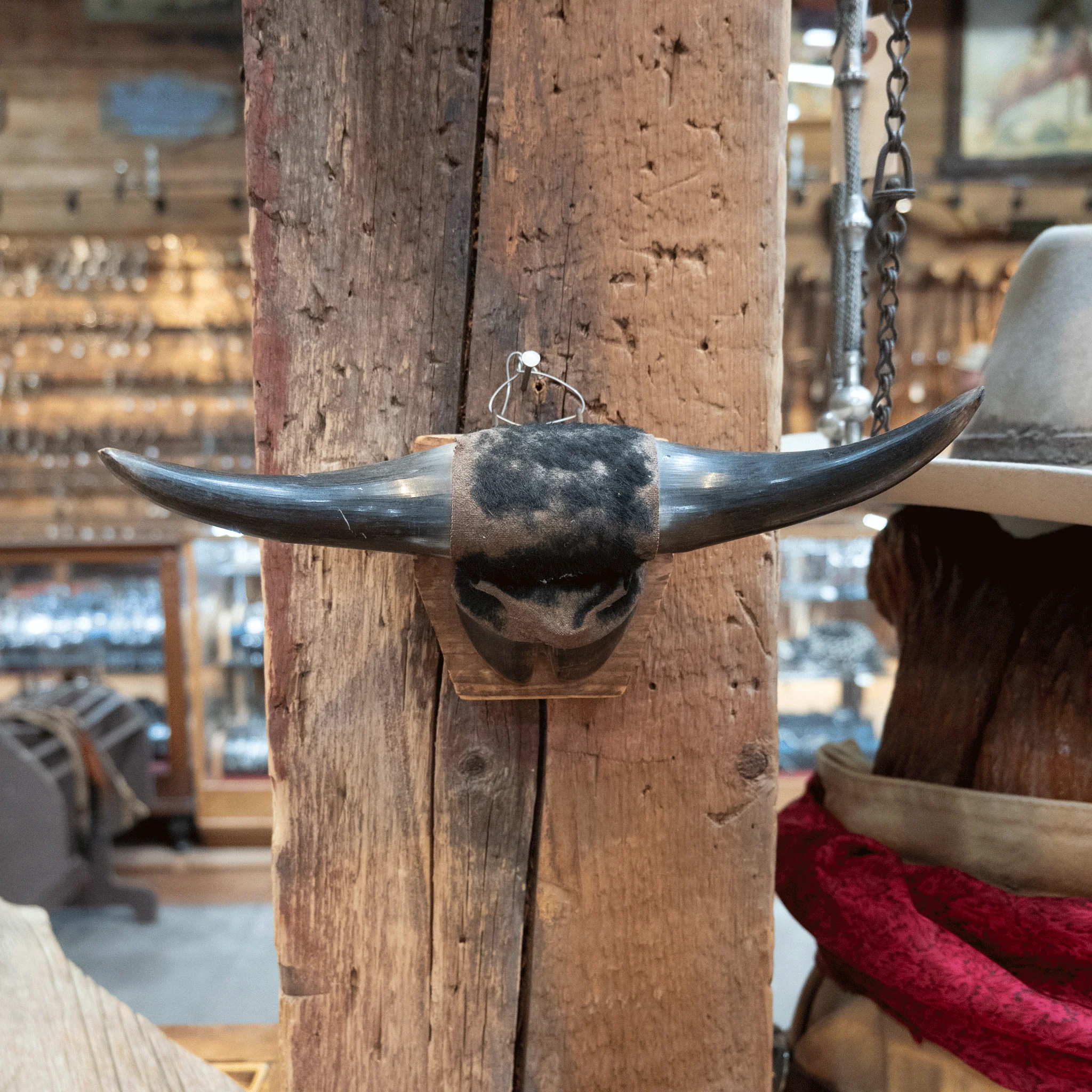 Vintage Hook & Horn Wall Hanging - Image 2