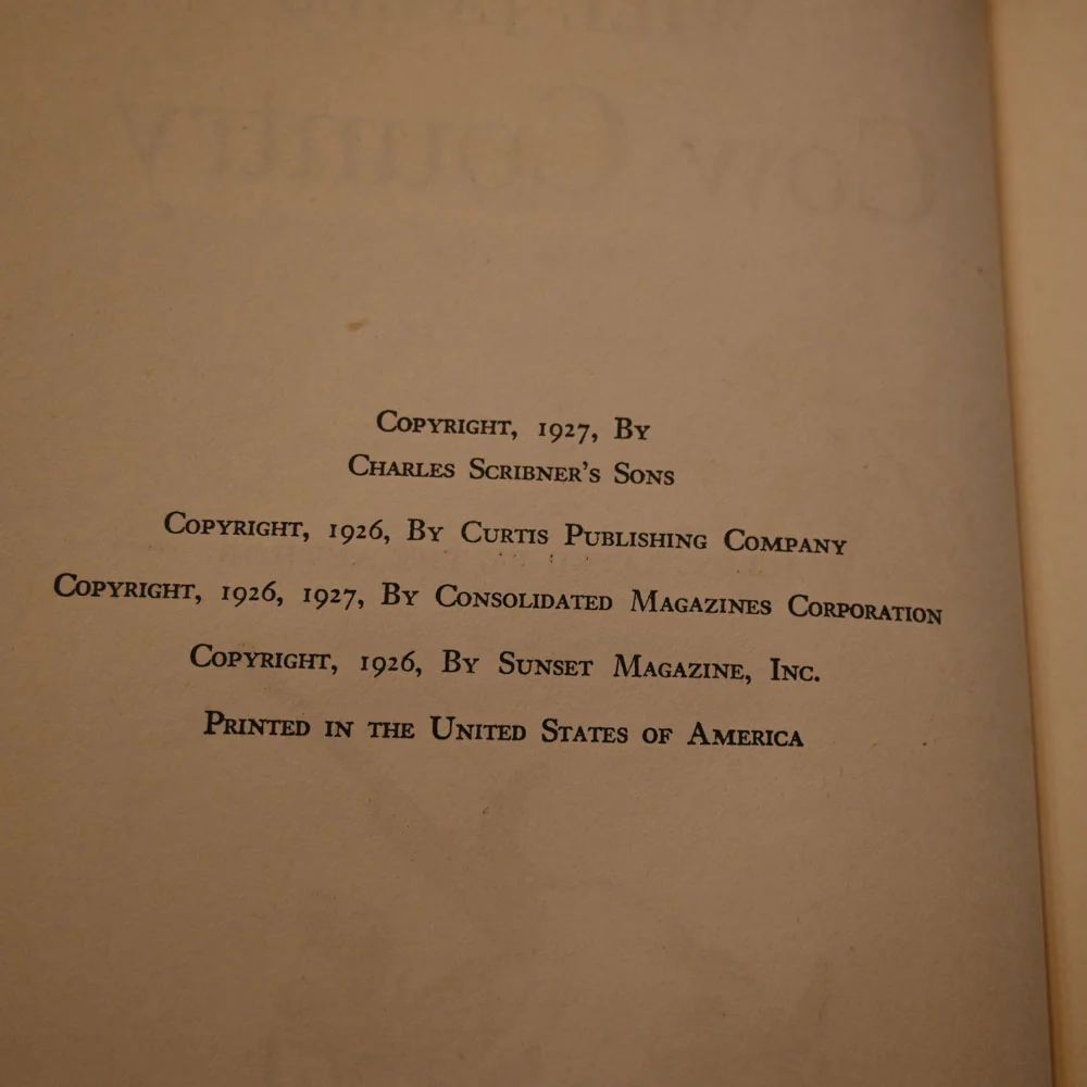 Will James "Cow Country" Book - Image 2
