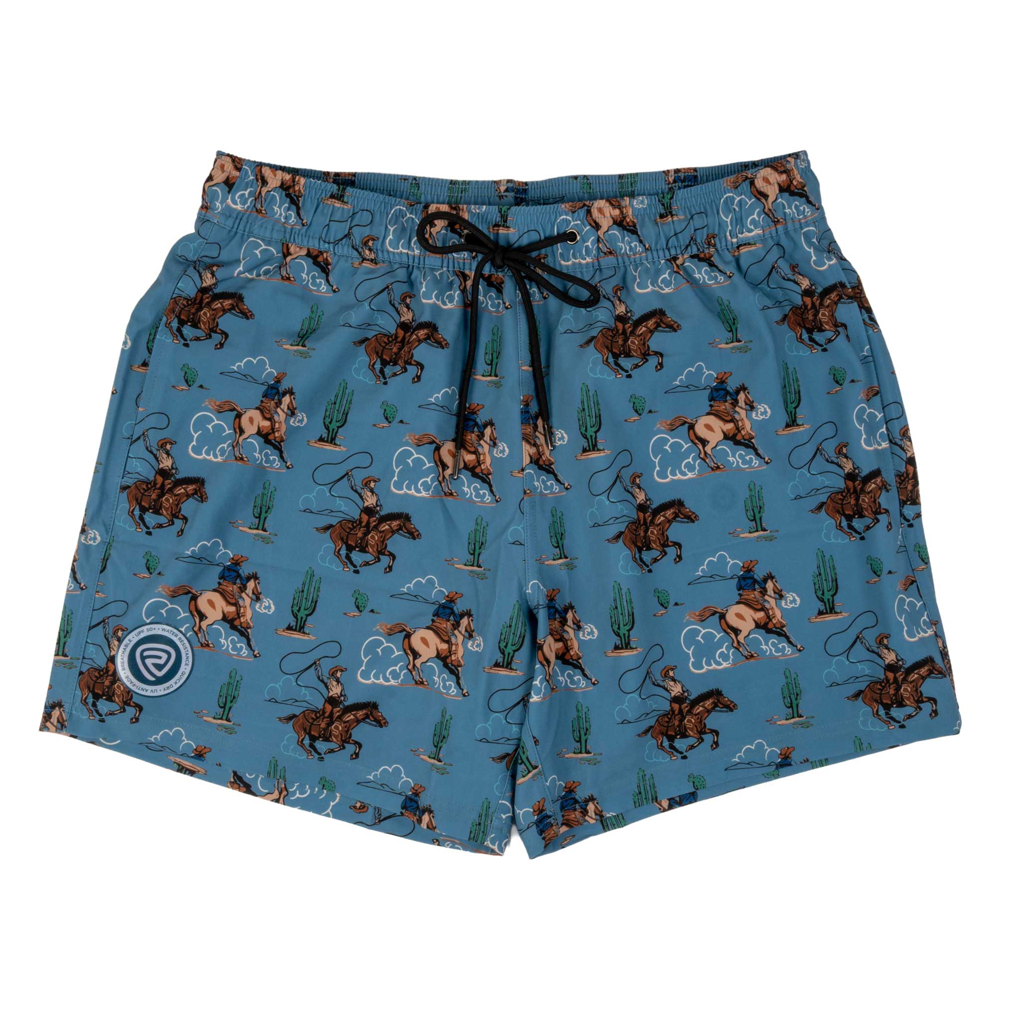 Rock & Roll Denim Men's Novelty Swim Lined Volley Boardshort