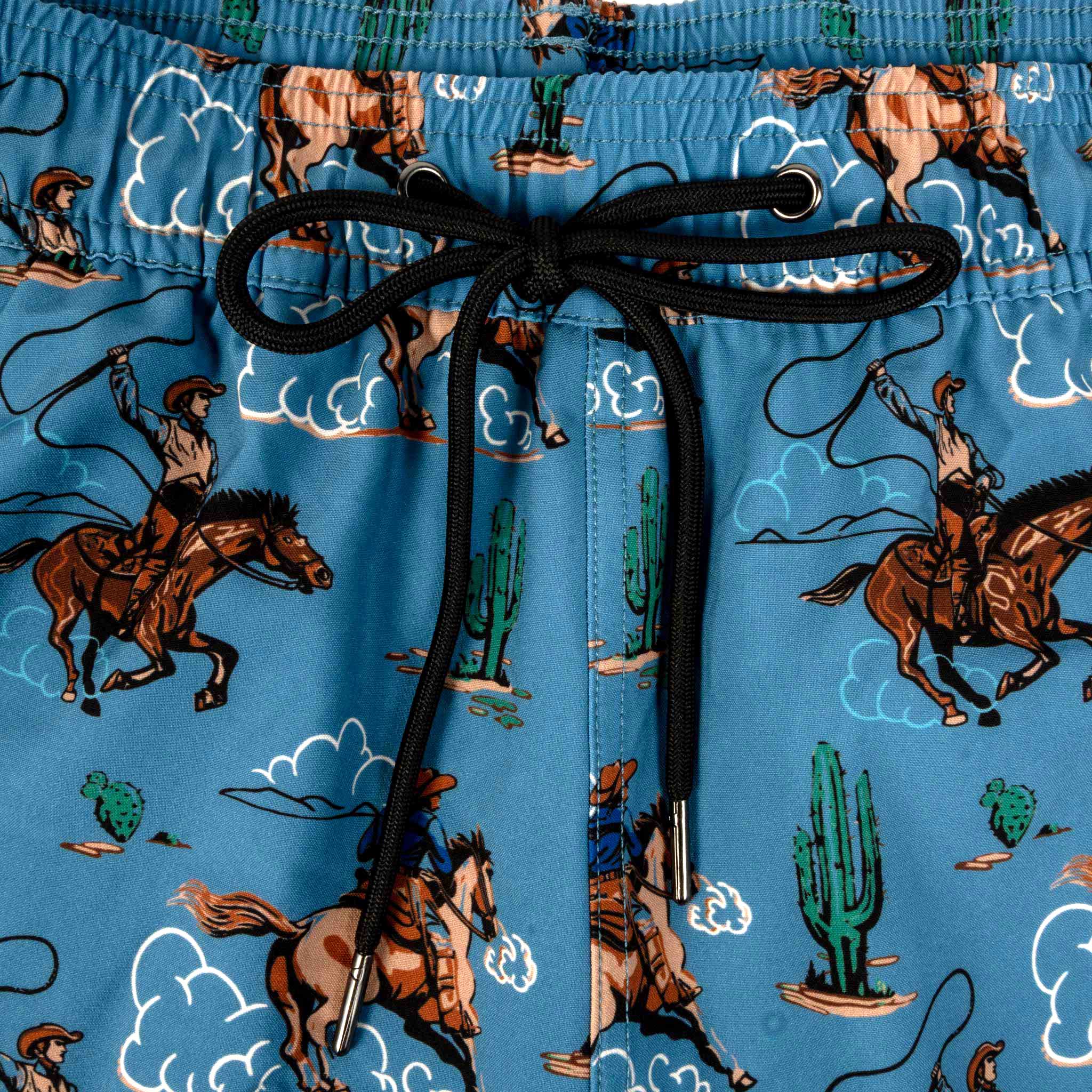 Rock & Roll Denim Men's Novelty Swim Lined Volley Boardshort - Image 3
