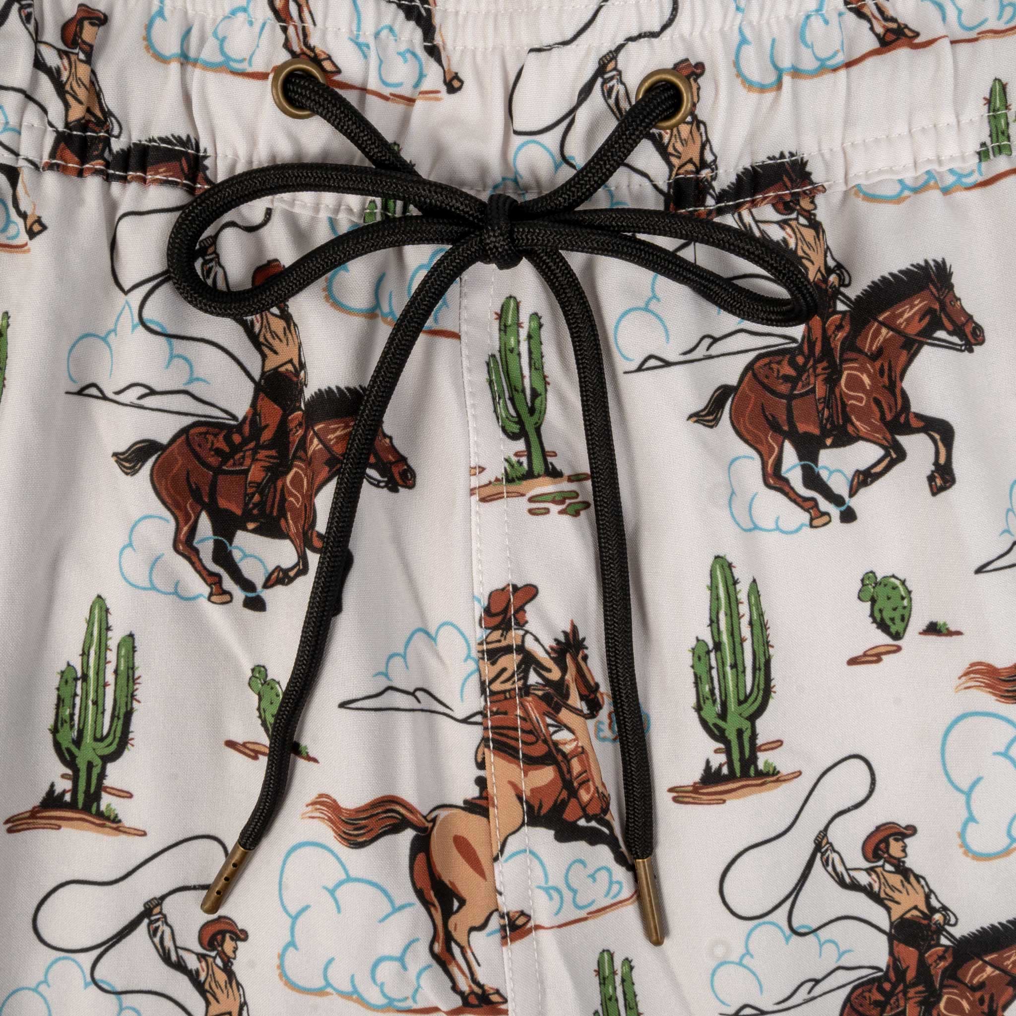 Rock & Roll Denim Men's Novelty Swim Lined Volley Boardshort - Image 3