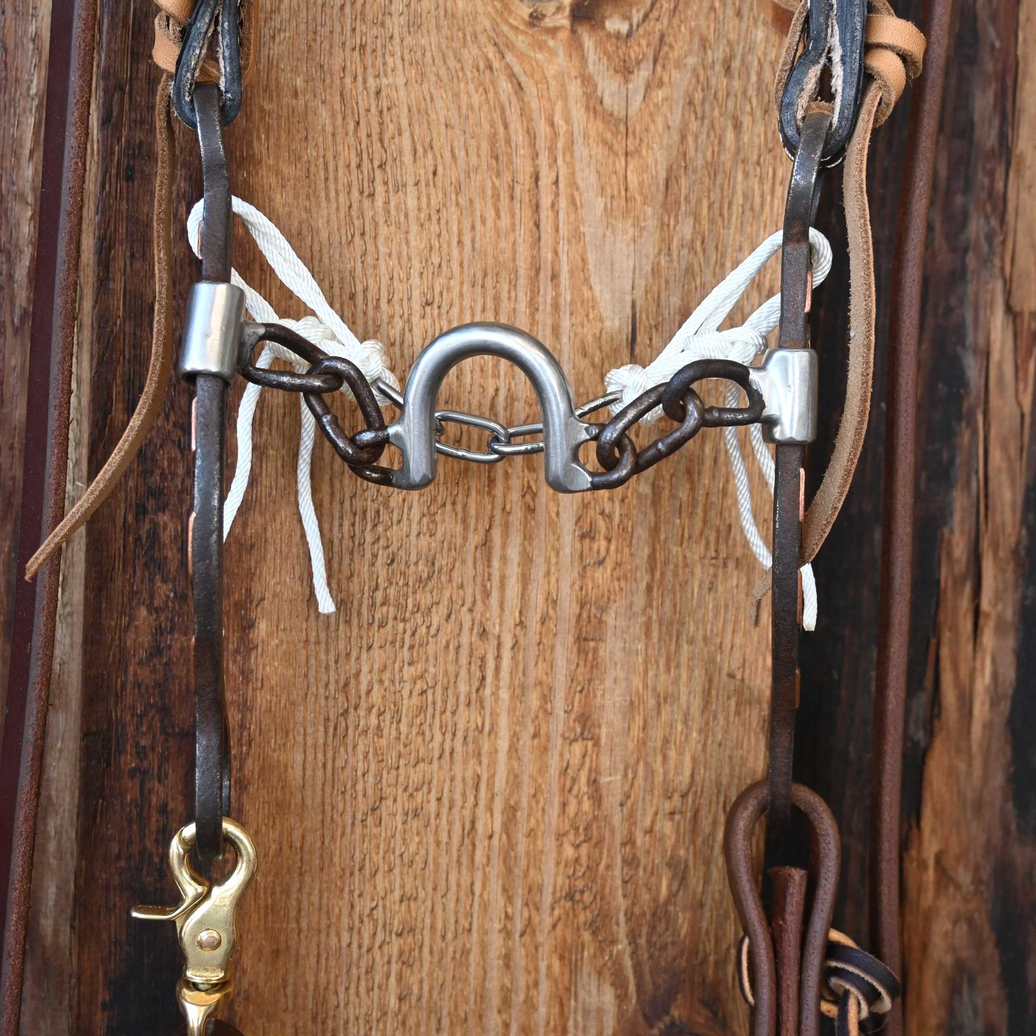 NRS Ported Chain Bridle Rig w/All New Leather - Image 2