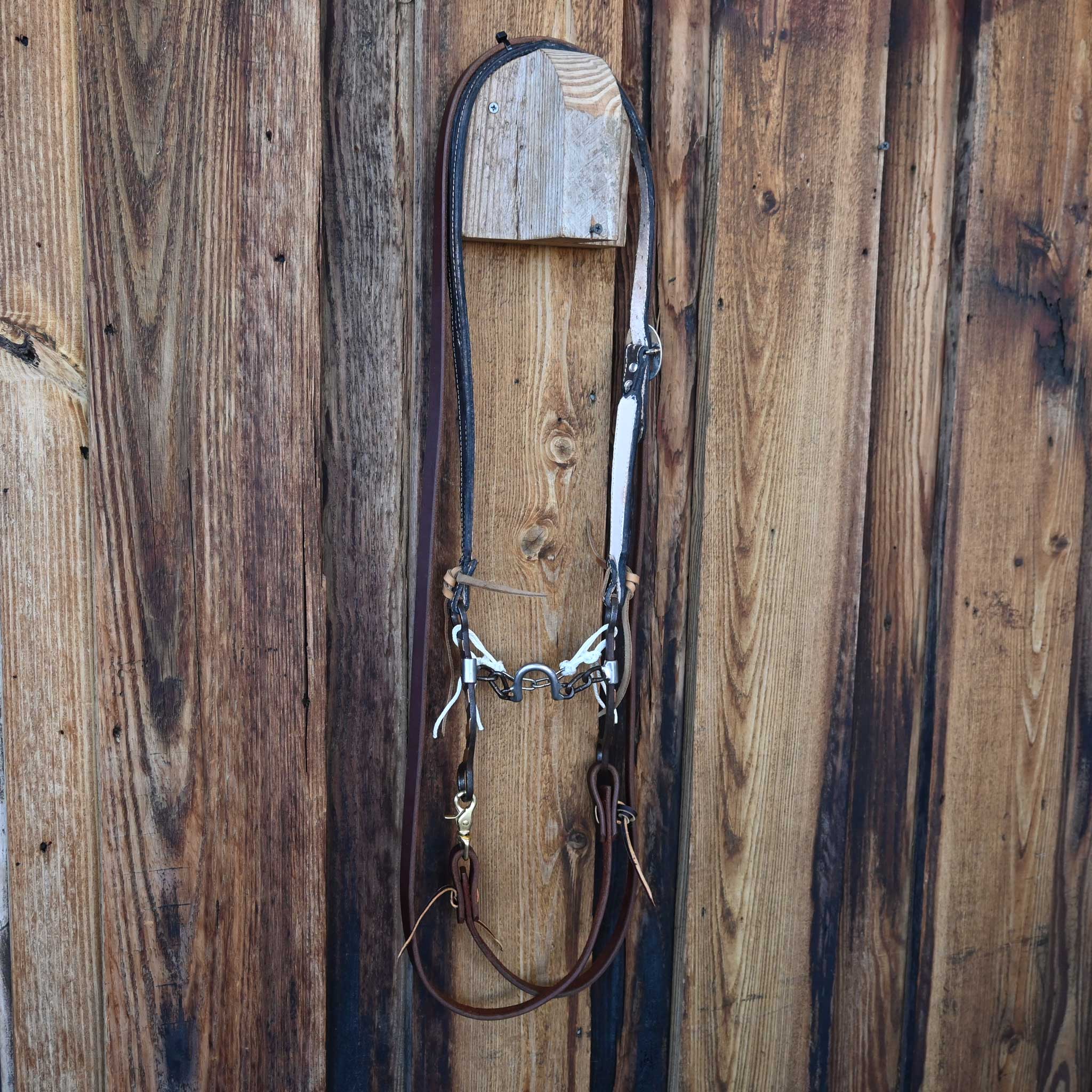 NRS Ported Chain Bridle Rig w/All New Leather - Image 4
