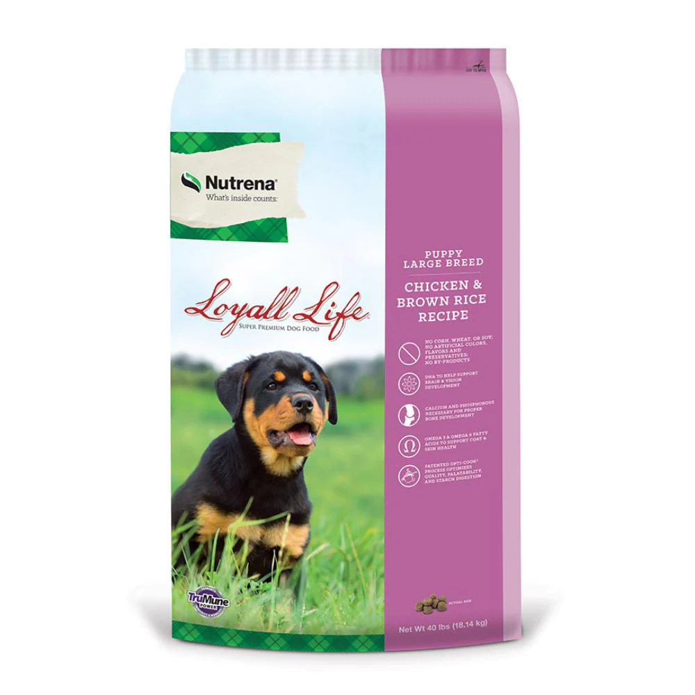 Nutrena Loyall Life Large Breed Puppy Chicken & Brown Rice Recipe