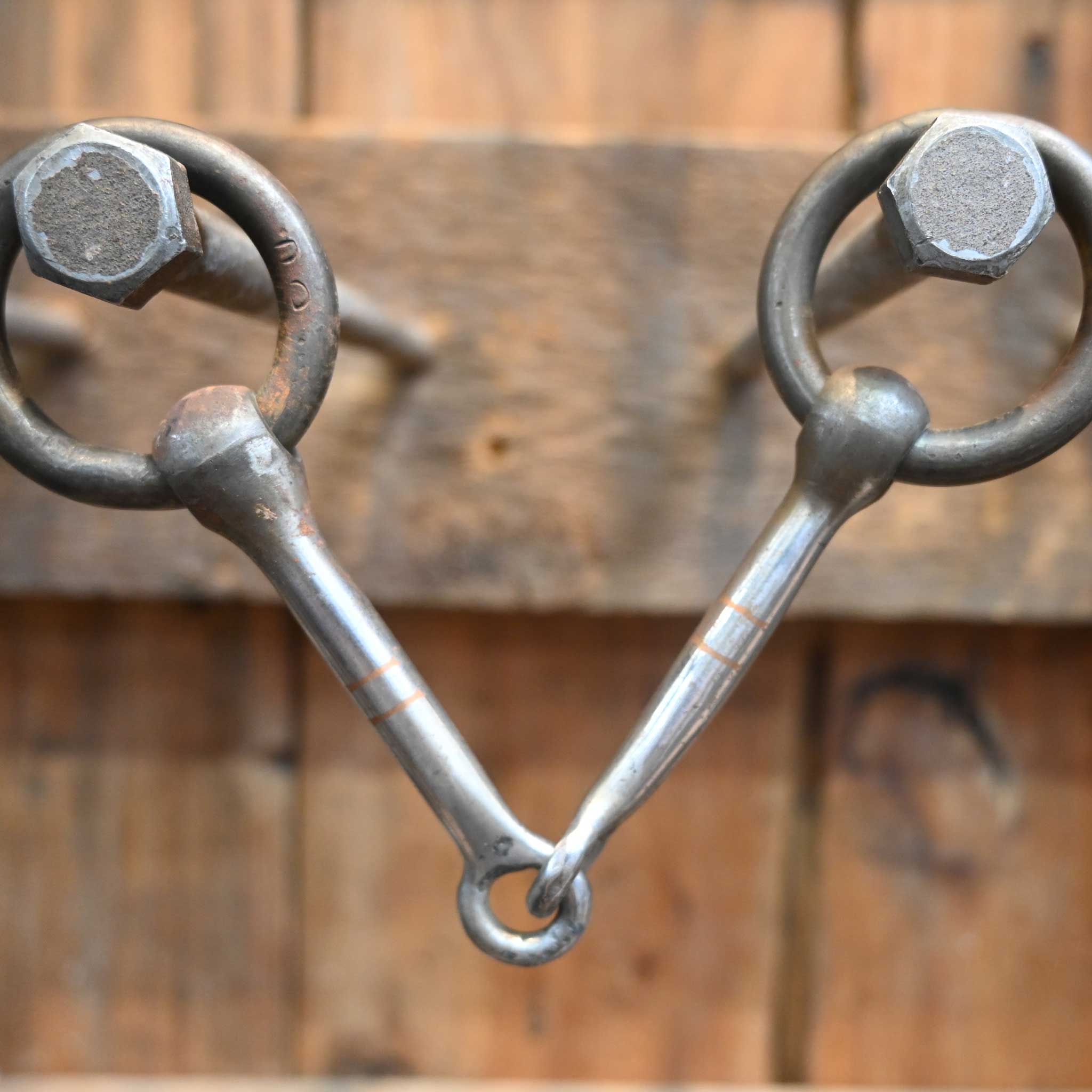 O-Ring Snaffle w/ Copper Inlay Bit - Image 2