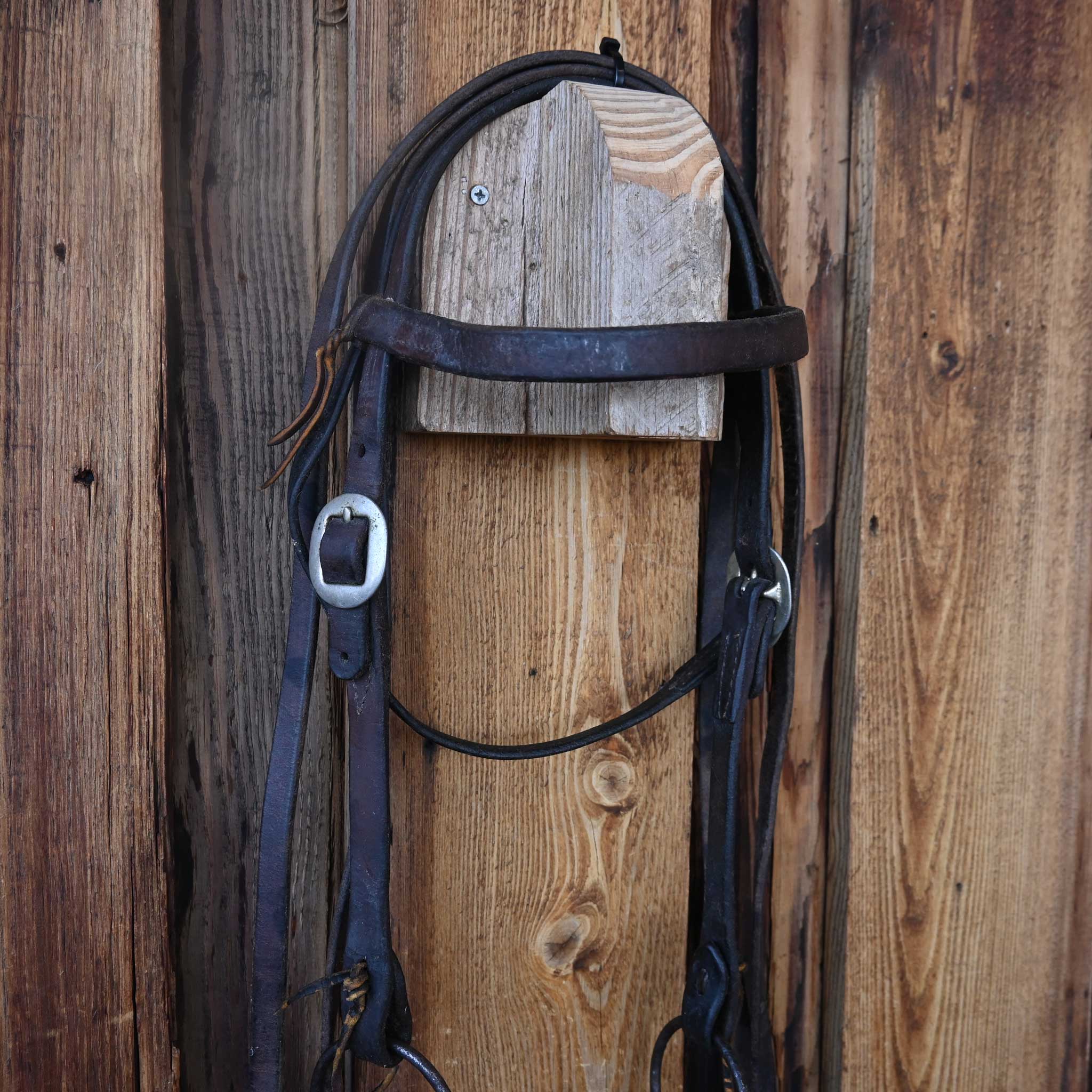O-Ring Twisted Wire Snaffle Bridle Rig w/Browband Headstall - Image 2
