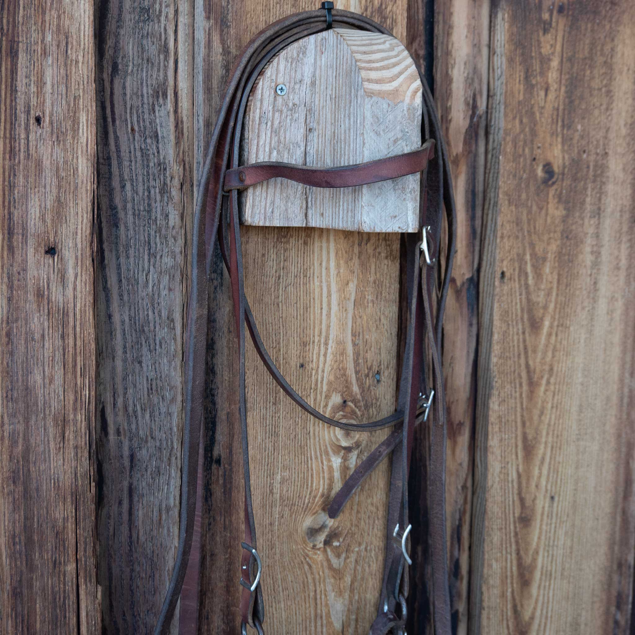 Smooth Snaffle Bridle Rig w/Browband Headstall - Image 3