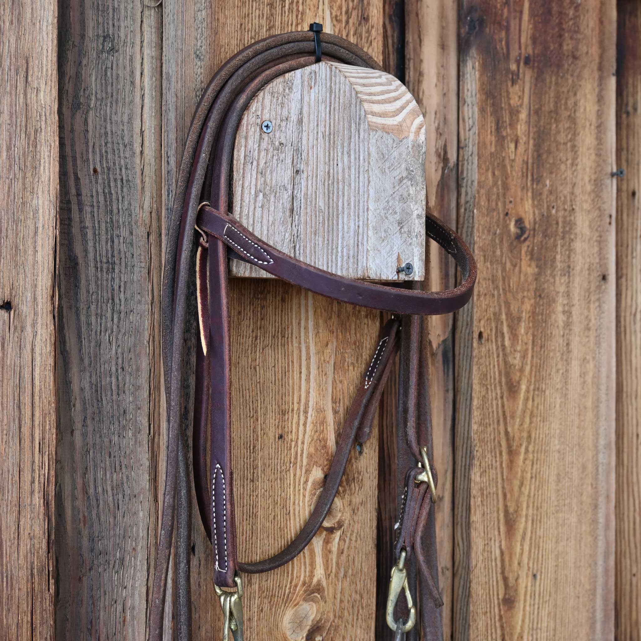 O-Ring Twisted Wire Snaffle Bridle Rig w/Browband Headstall - Image 3