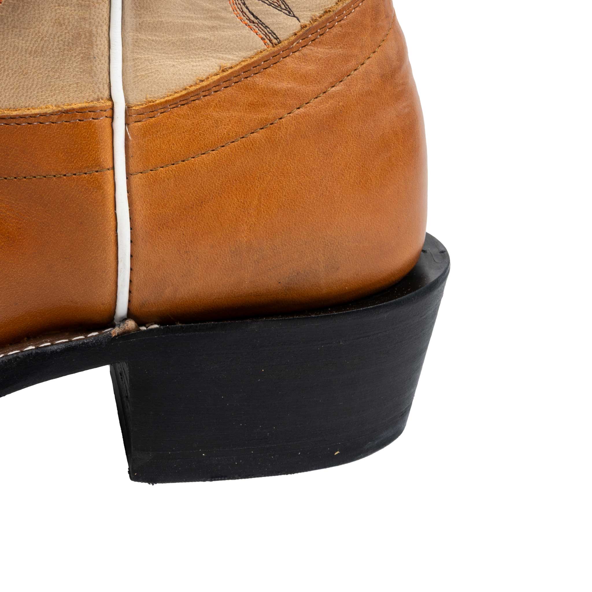 Olathe Men's Cutter Toe Tan Orly Western Boot - Image 2