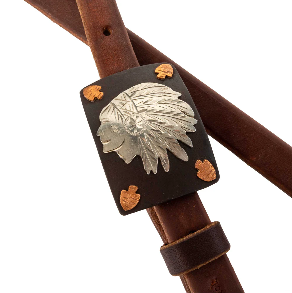 Cowperson Indian Buckle One Ear Headstall - Image 2