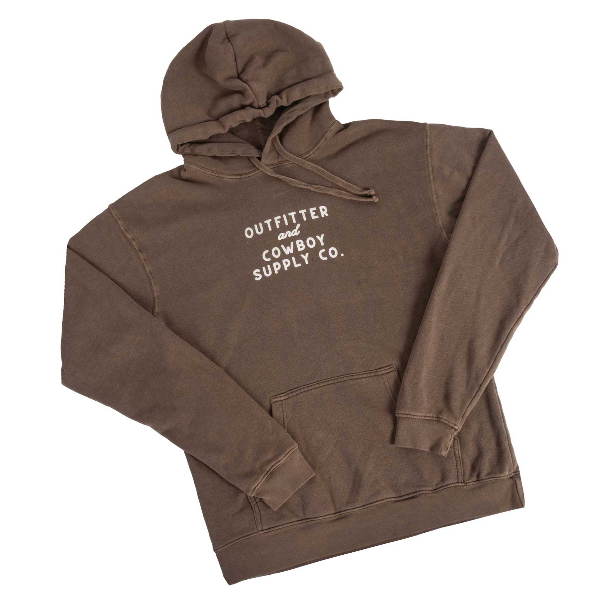 Teskey's Outfitter & Cowboy Supply Hoodie - Coffee Bean - Image 5