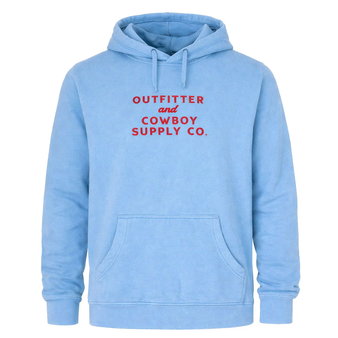 Teskey's Outfitter & Cowboy Supply Hoodie - Cornflower Blue - Image 2