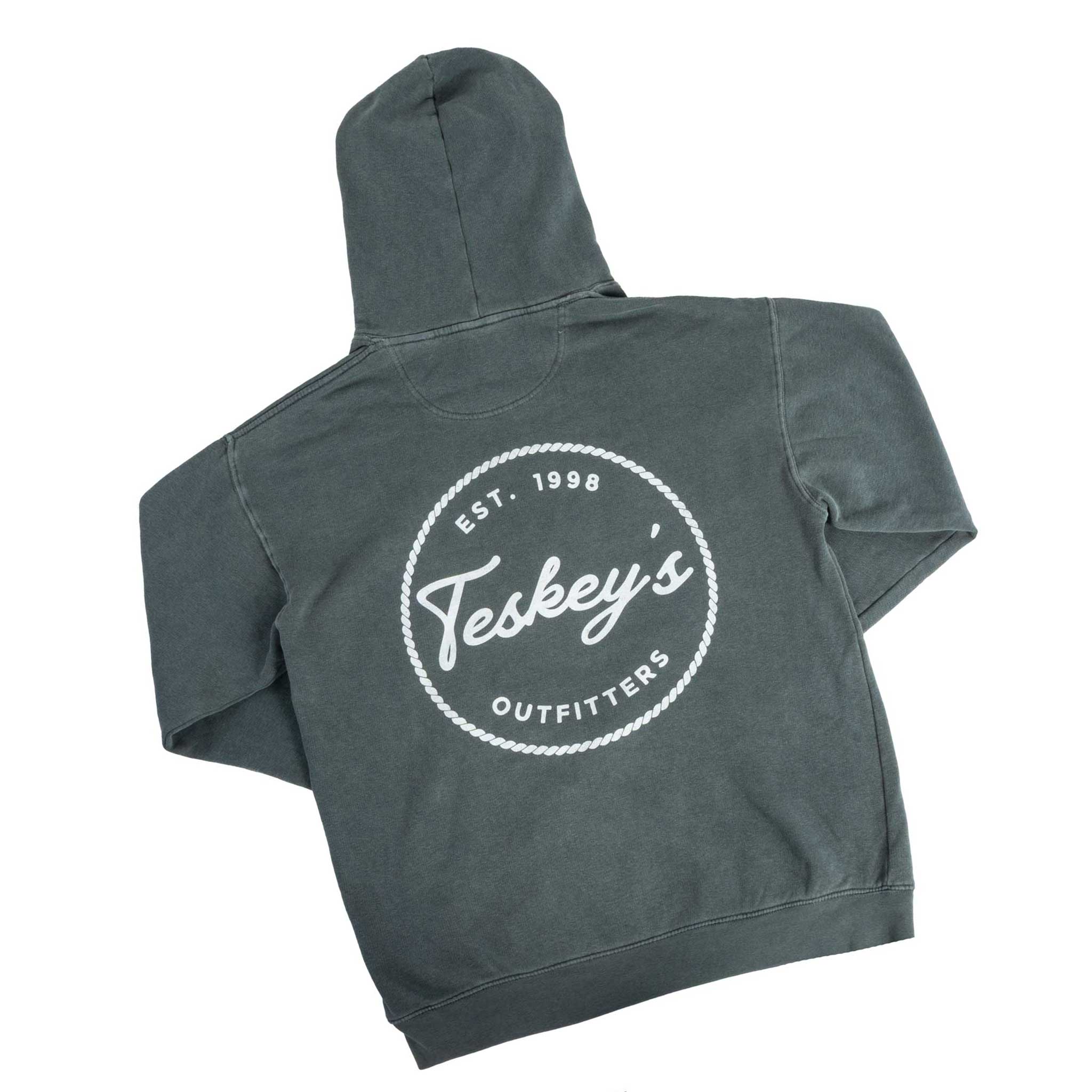 Teskey's Outfitter & Cowboy Supply Hoodie - Forest Green - Image 3