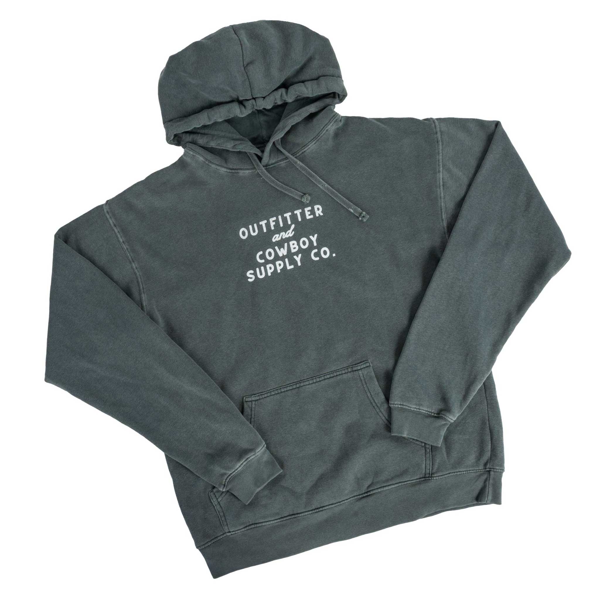 Teskey's Outfitter & Cowboy Supply Hoodie - Forest Green - Image 4