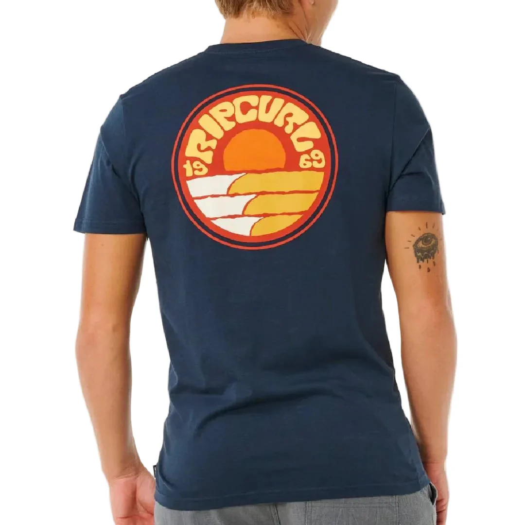 Rip Curl Men's Pacific Rinse Stacked Tee