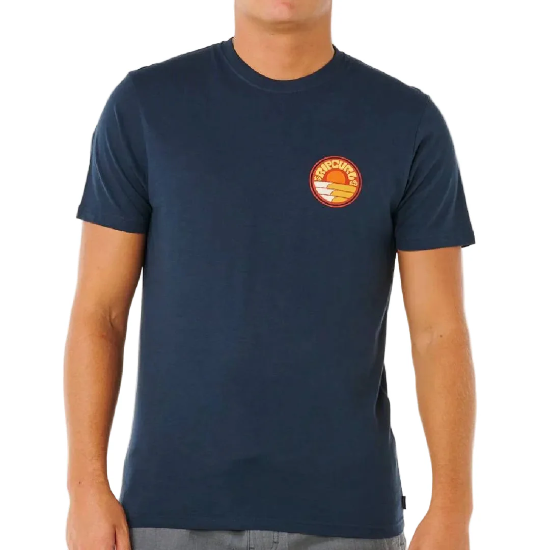 Rip Curl Men's Pacific Rinse Stacked Tee - Image 2