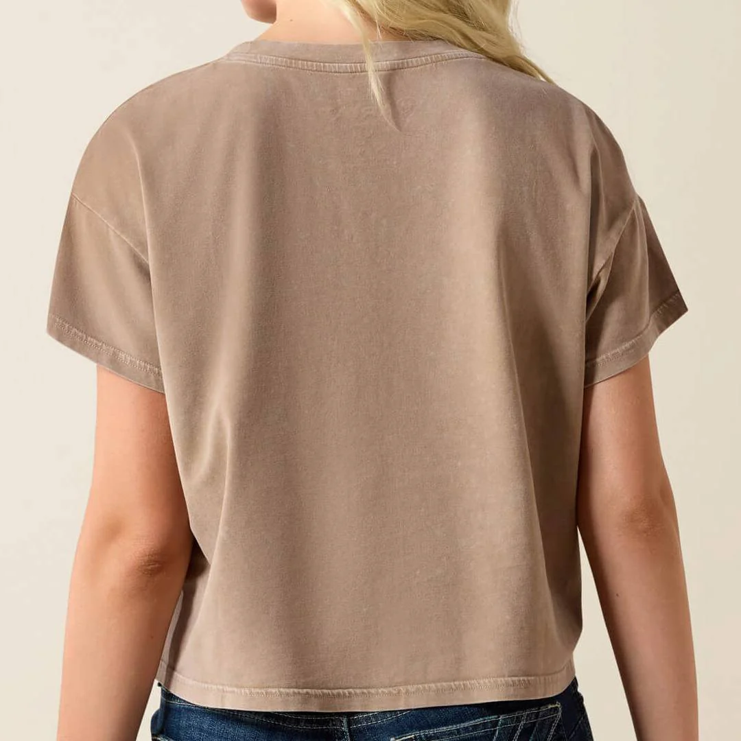 Ariat Women's Paisley Boxy Crop Tee - Image 2