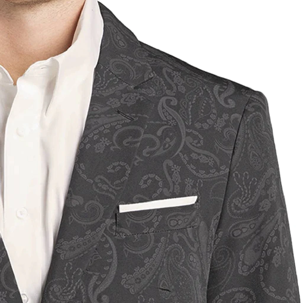 Rock & Roll Denim Men's Paisley Sport Coat - Image 3