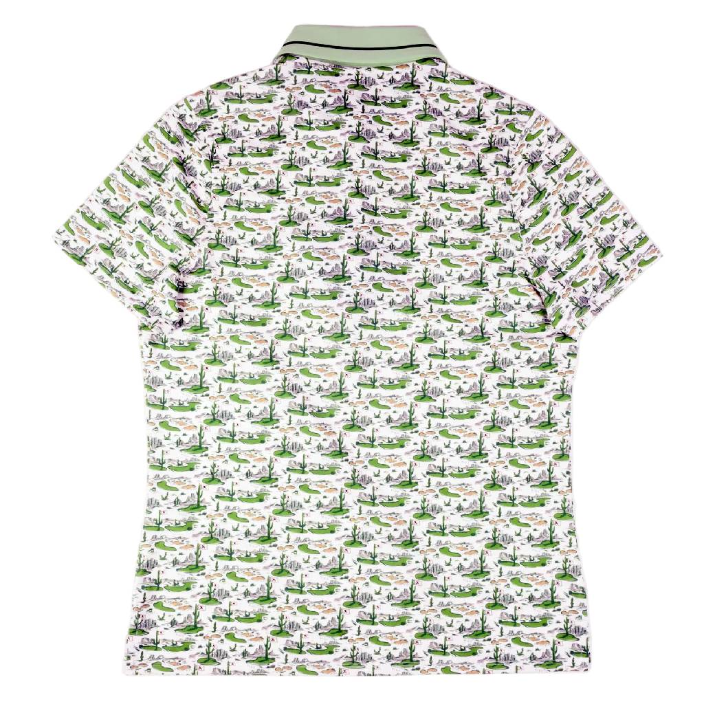 Hooey Women's Palmer White Golf Print Polo Shirt - Image 2