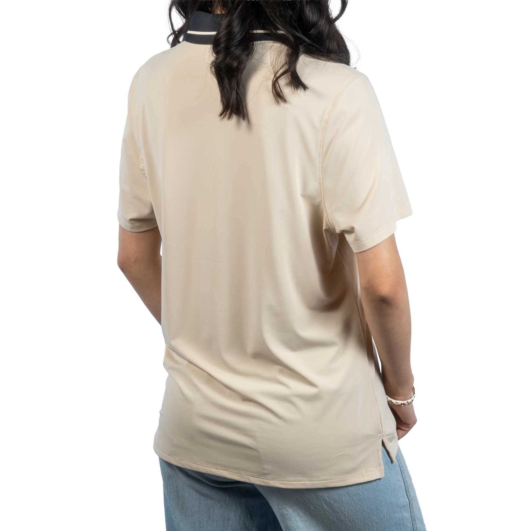 Hooey Women's Palmer Whitecap Grey Cream Polo Shirt - Image 3