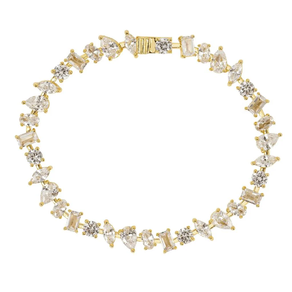 Pamela Gold Tennis Bracelet