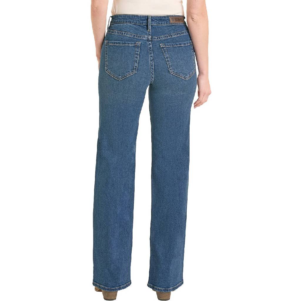 Rock & Roll Denim Patch Pocket Relaxed Wide Leg Jeans - Image 2