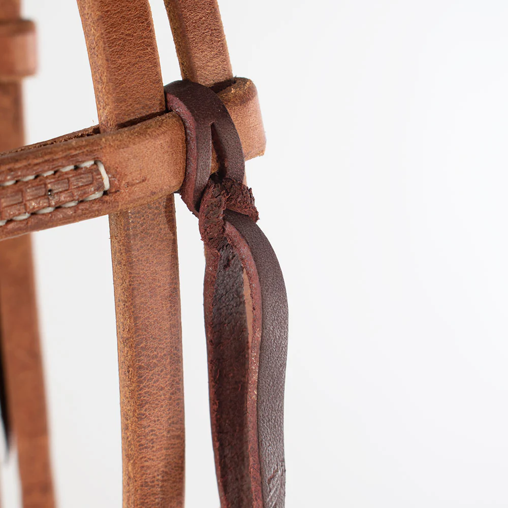 Patrick Smith Browband Headstall w/Pineapple Tie Ends - Image 2