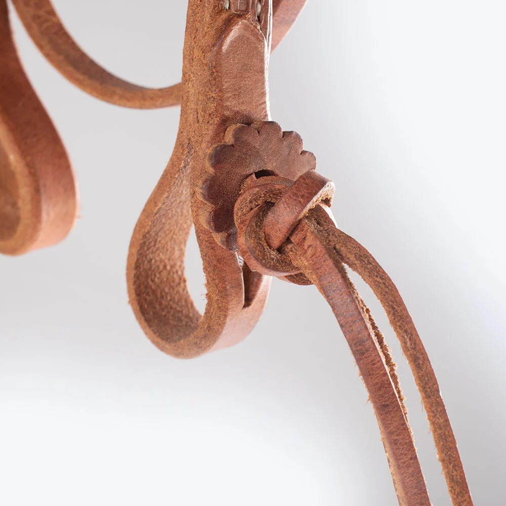 Patrick Smith Browband Headstall w/Pineapple Tie Ends - Image 3