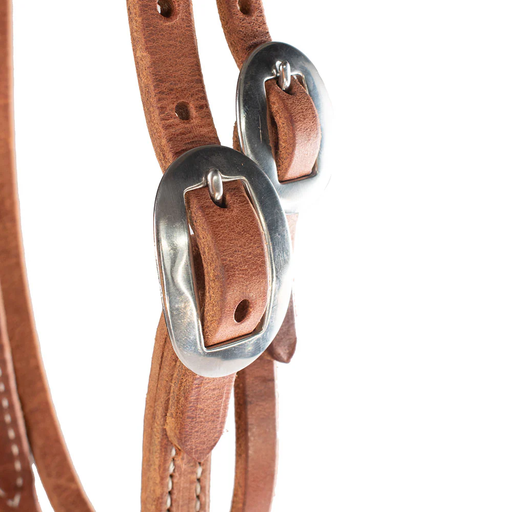Patrick Smith Browband Headstall w/Pineapple Tie Ends - Image 4