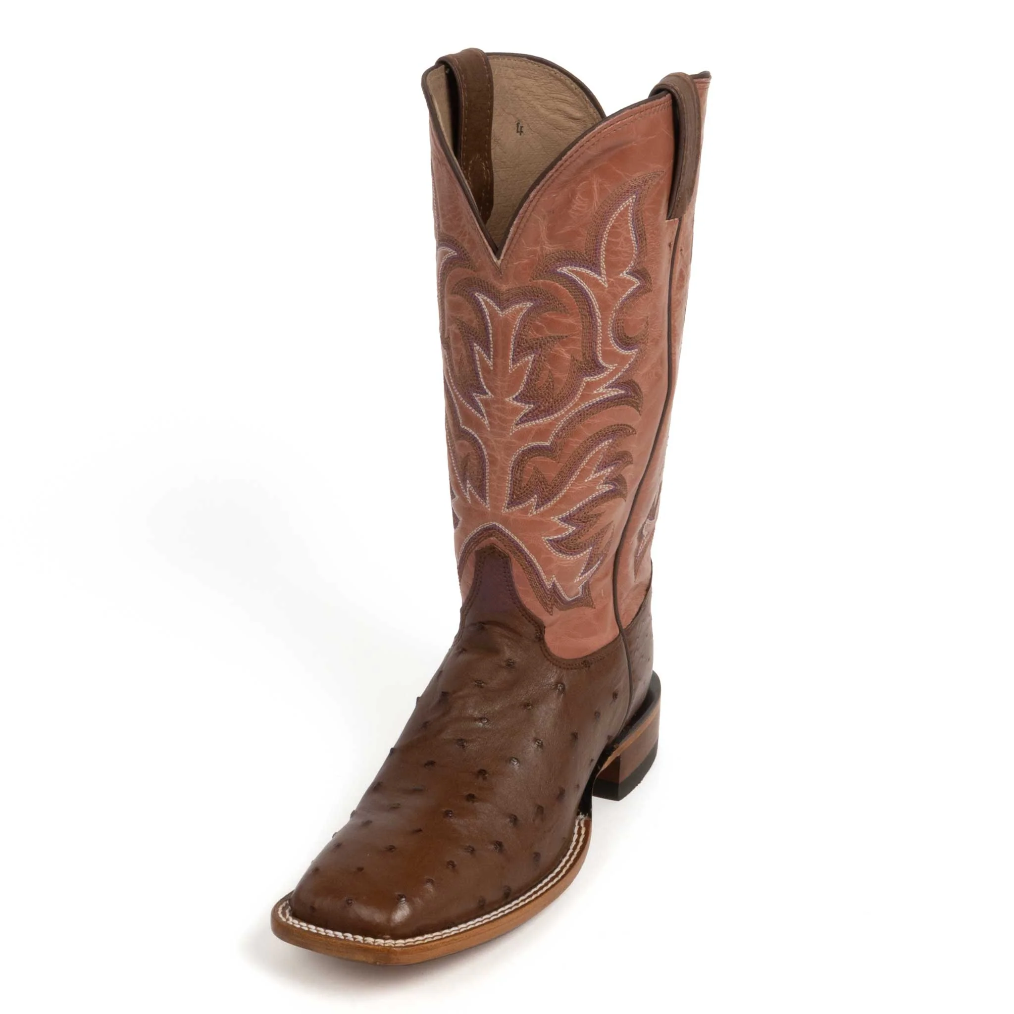 Justin Women's Piper Brown Ostrich Boot