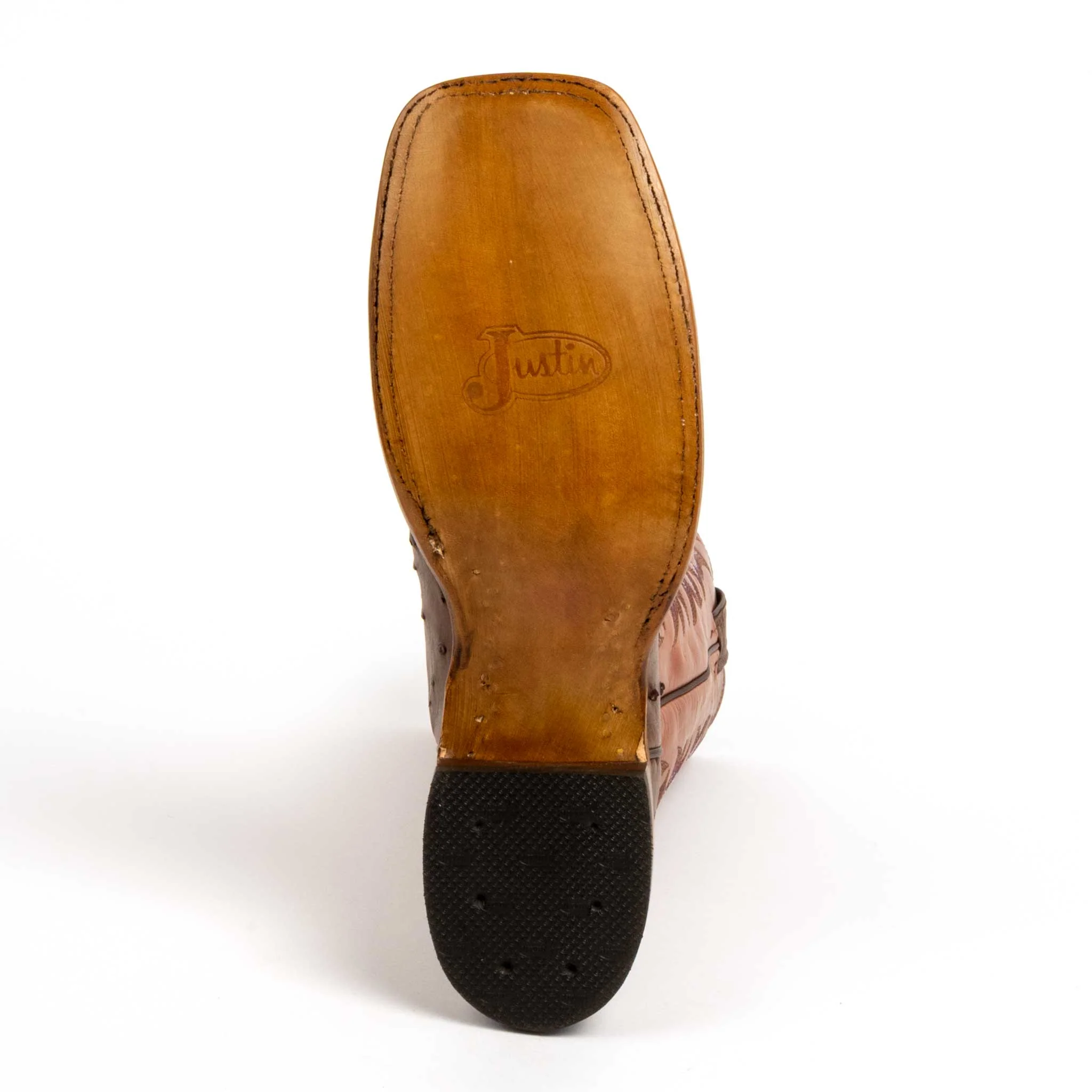Justin Women's Piper Brown Ostrich Boot - Image 4