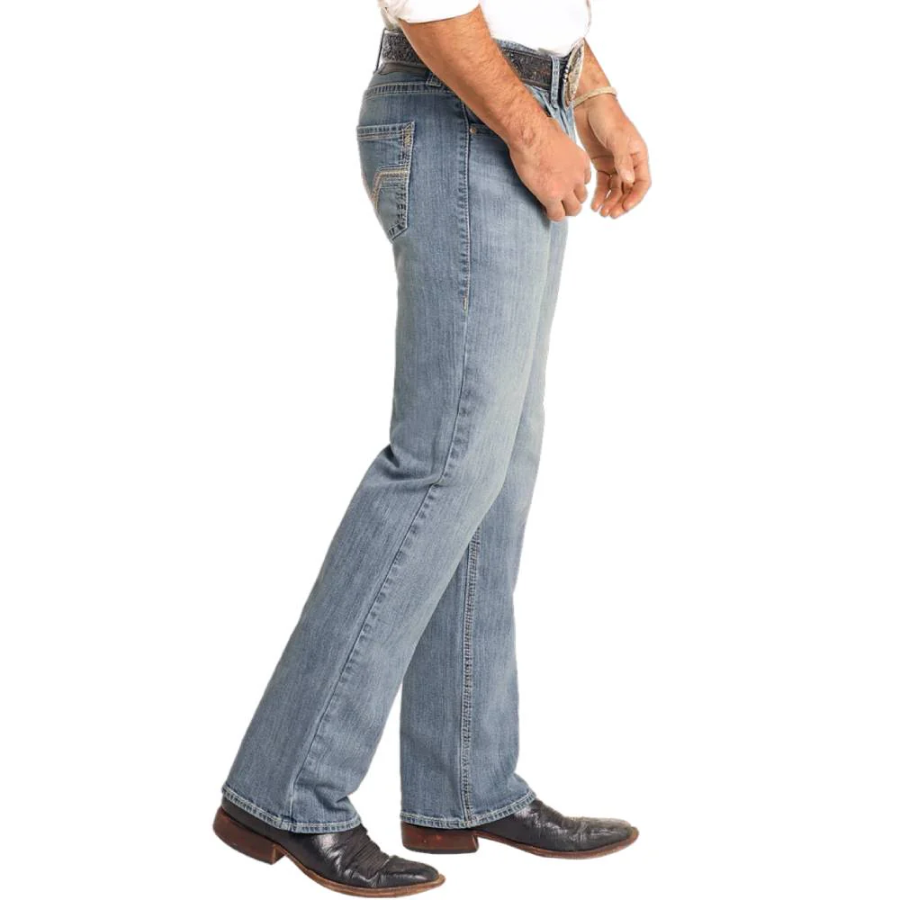 Rock & Roll Denim Men's Pistol Ladder Straight Jeans - FINAL SALE - Image 2