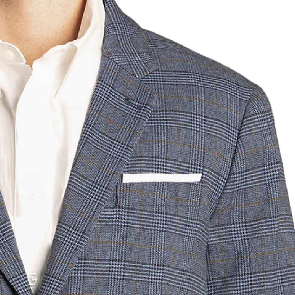 Rock & Roll Denim Men's Plaid Sport Coat - Image 3