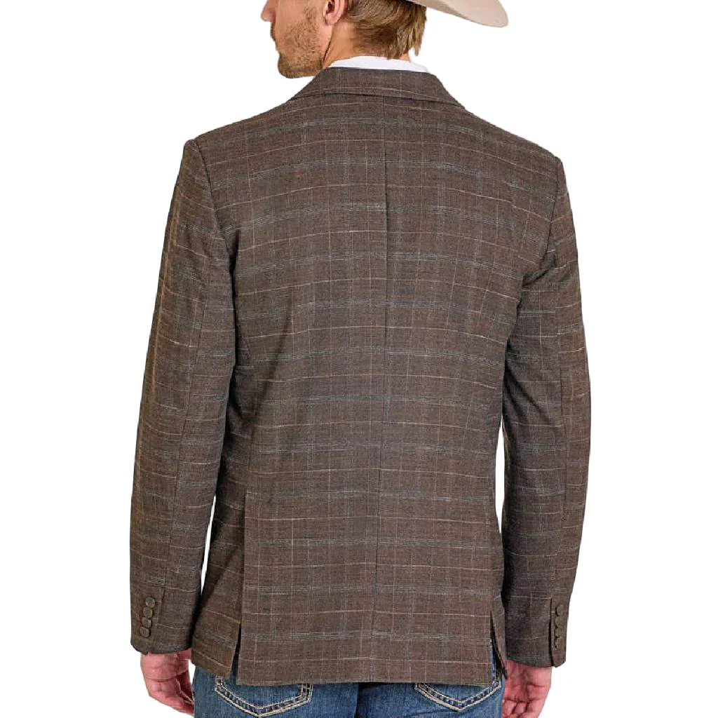 Rock & Roll Denim Men's Plaid Sport Coat - Image 2