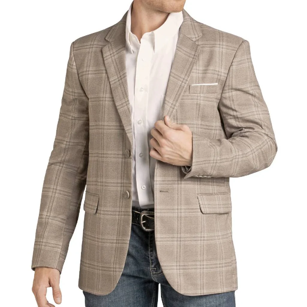 Rock & Roll Denim Men's Plaid Sport Coat