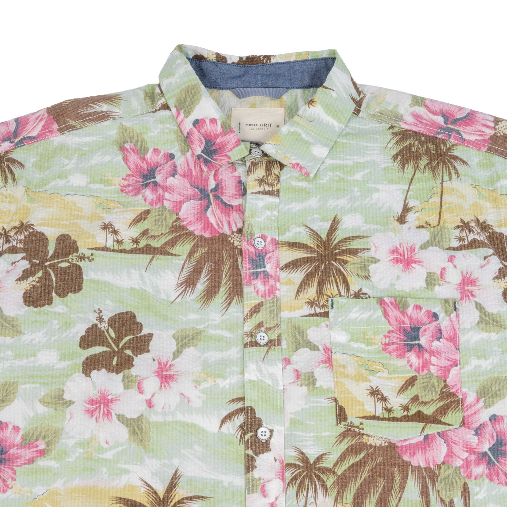 True Grit Floral Pocket Button Down Shirt - Image 3