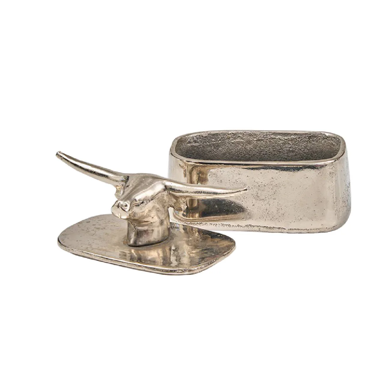 Jan Barboglio Nickle Plated Premio Toro Box - Image 2
