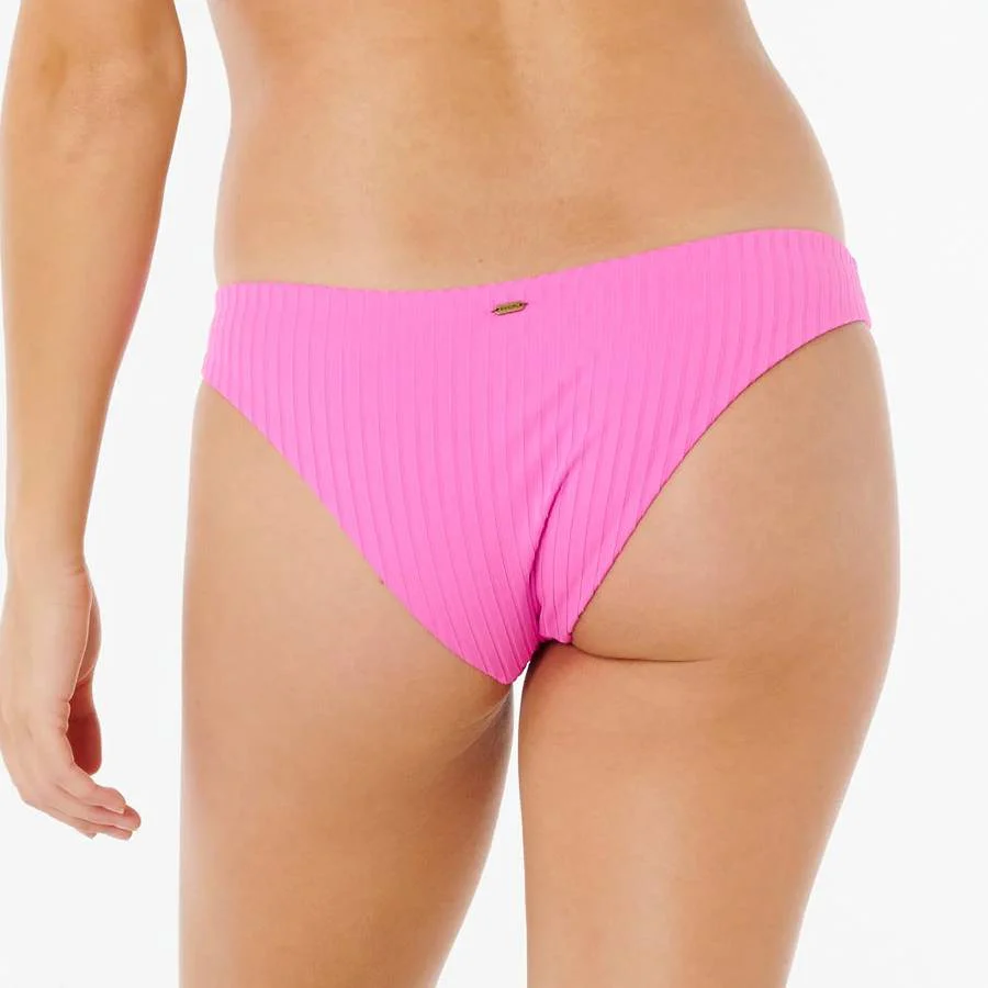 Rip Curl Premium Pink Surf Cheeky Bikini Bottom - Image 2