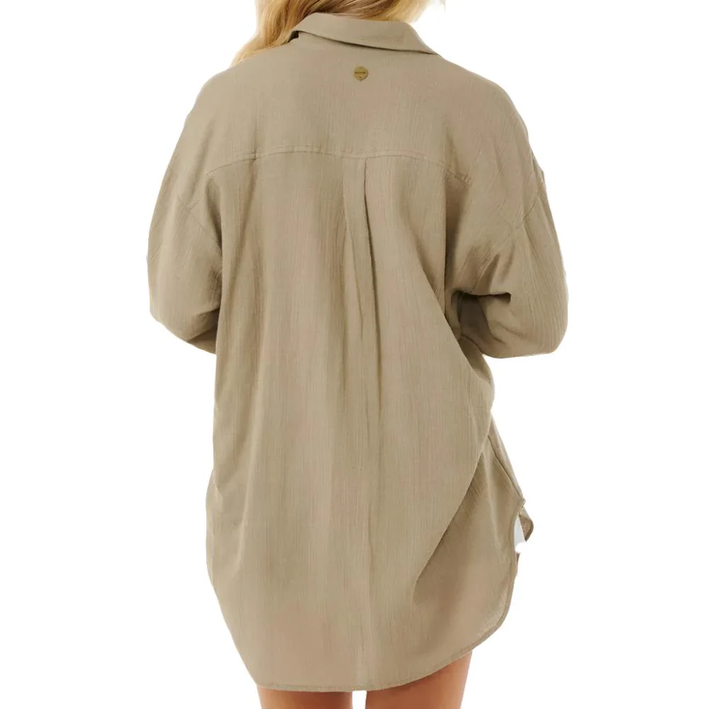 Rip Curl Women's Premium Linen Shirt - FINAL SALE - Image 2
