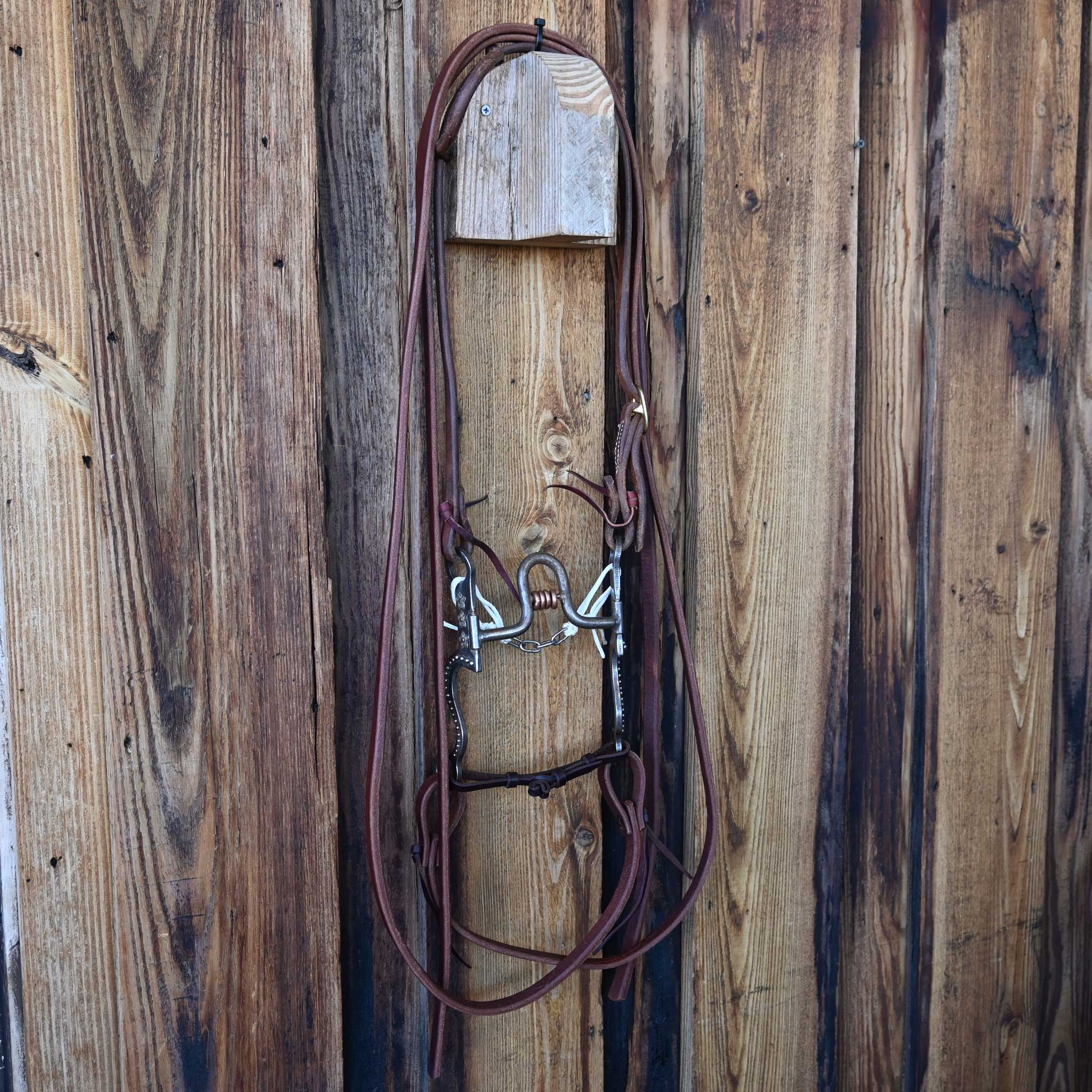 Preston Williams Solid Port Bridle Rig w/Single Ear Headstall - Image 2