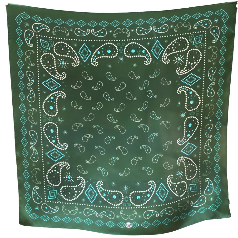 Fringe Scarves "Pretty Paisley" Long Wild Rag