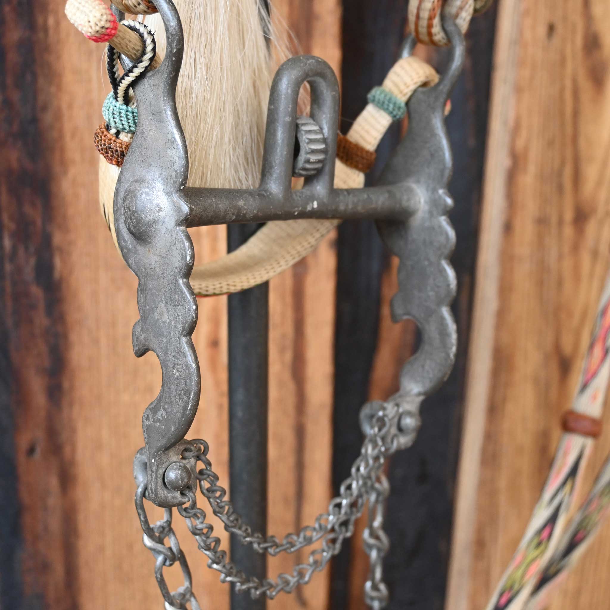 Stunning Prison Made in Deer Lodge MT. Mint Condition Horse Hair Bridle Rig - Image 4