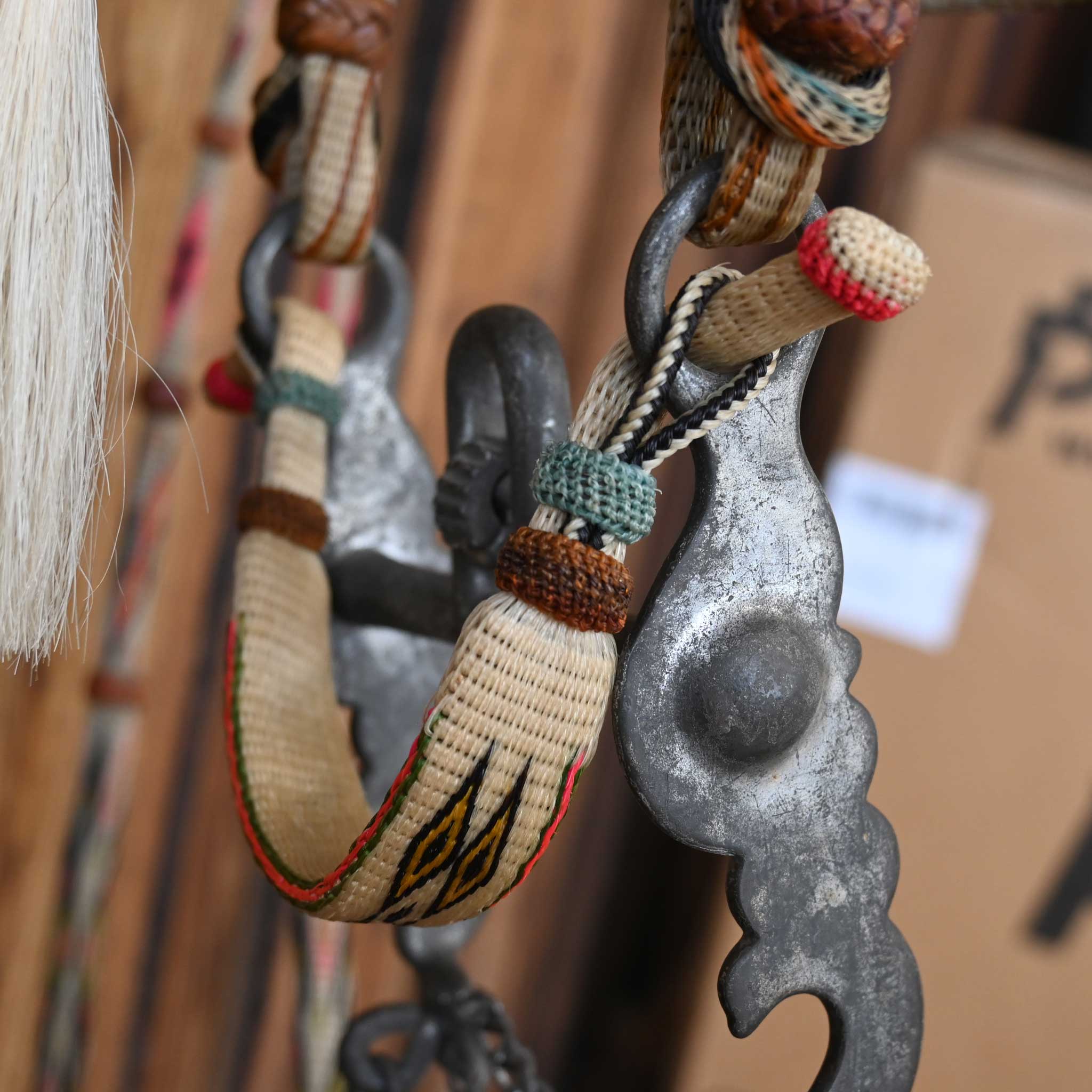 Stunning Prison Made in Deer Lodge MT. Mint Condition Horse Hair Bridle Rig - Image 5