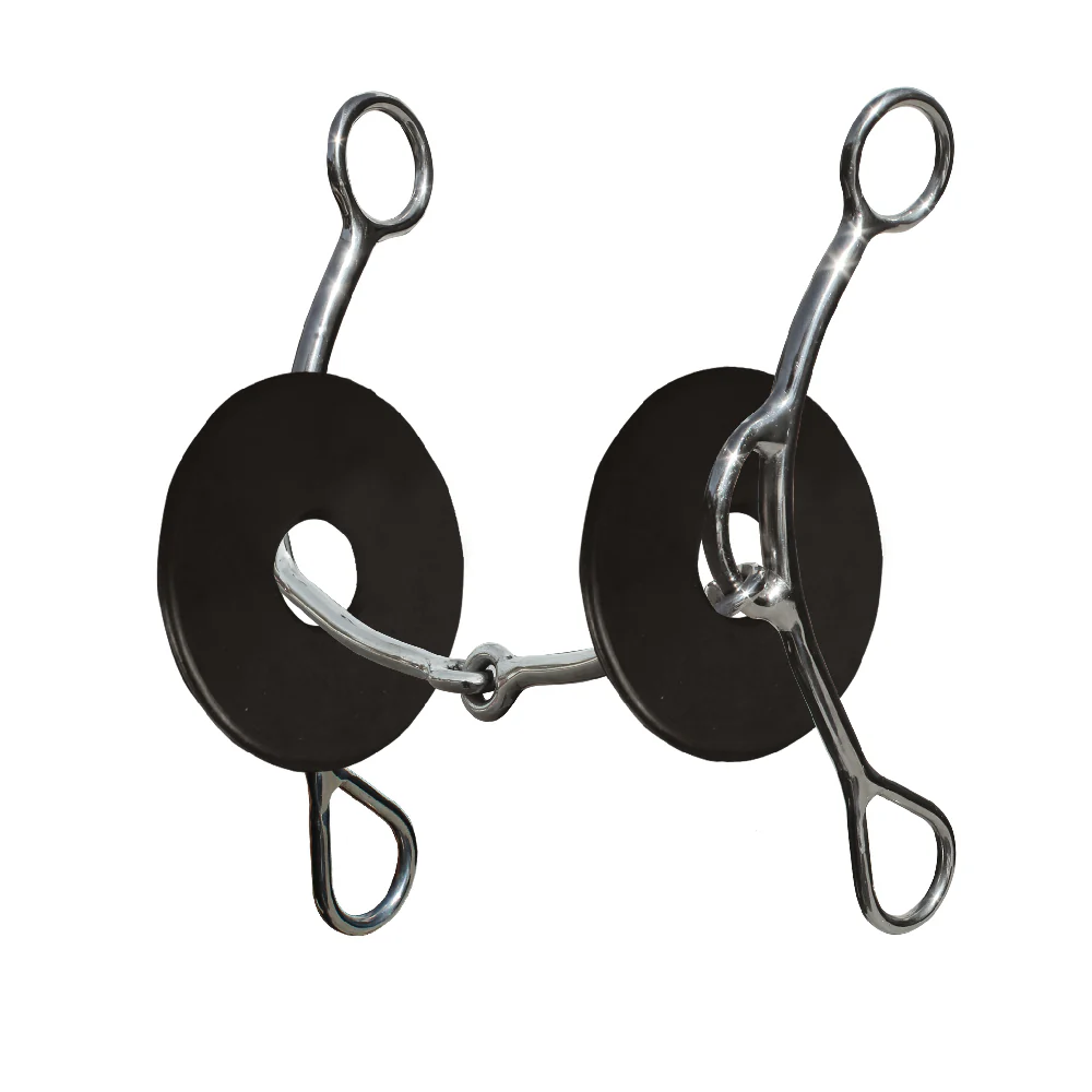 Professional's Choice Brittany Pozzi Long Cheek Smooth Snaffle Lifter Series