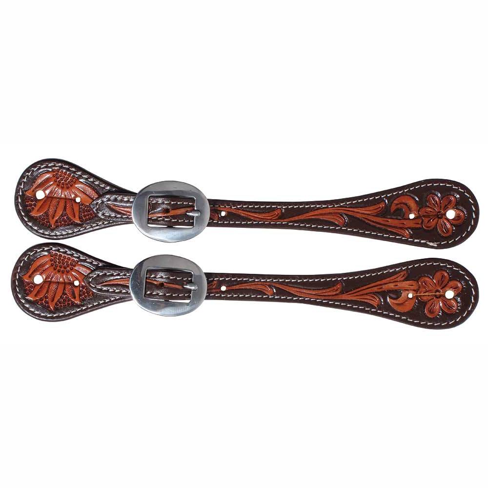 Professional's Choice Ladies Floral Spur Straps