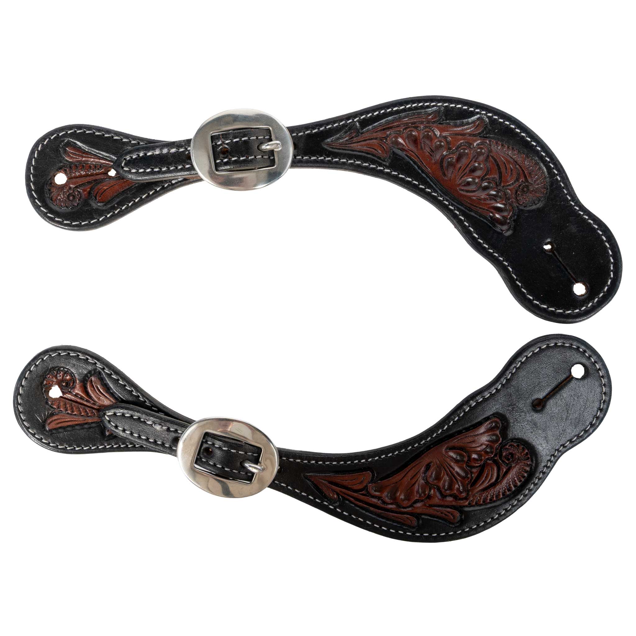Professional's Choice Mens Pecos Floral Spur Straps - Image 2