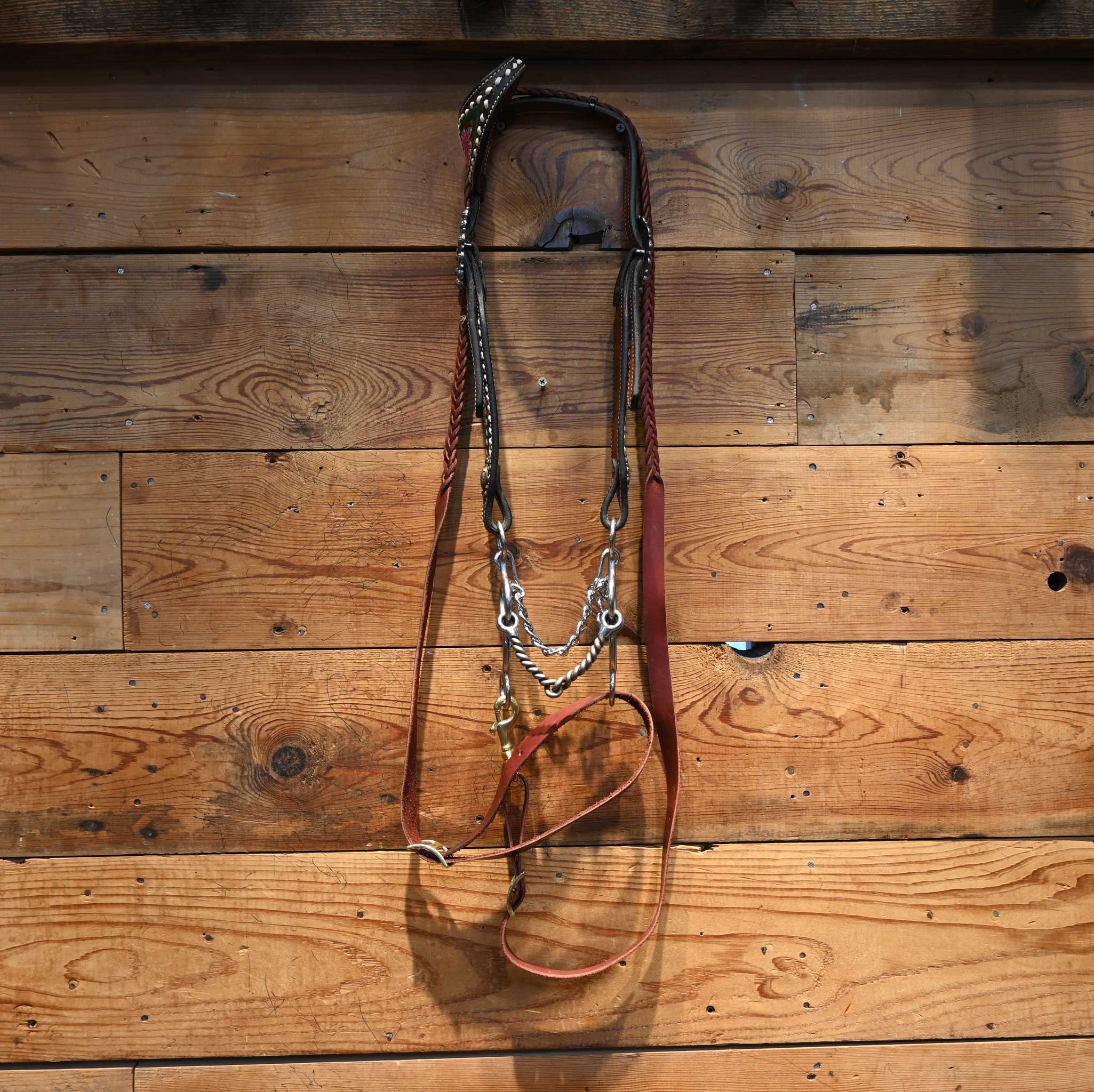 Professional's Choice Twisted Wire Snaffle Bridle Rig w/ Single Ear Headstall - Image 4