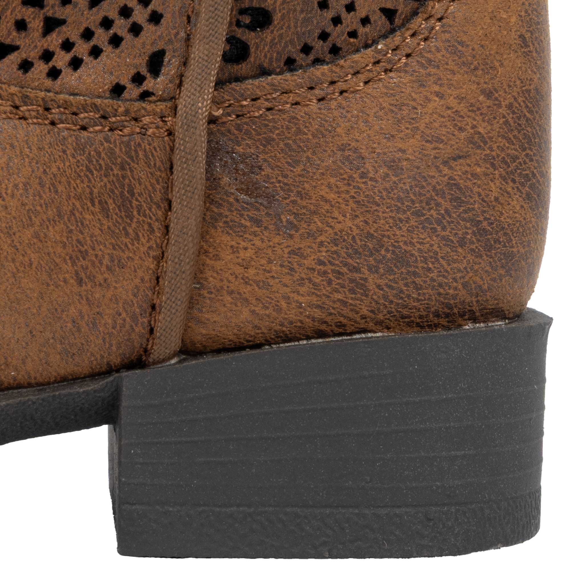 Twisted Toddler Prue Floral Square Toe Boot - Image 4